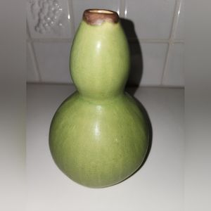 Patricia Garrett c. 2000 gourd vase signed by artist